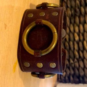 Leather cuff